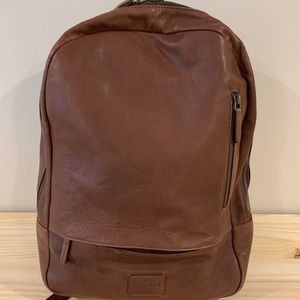 Outback Leather Co Genuine Leather Backpack